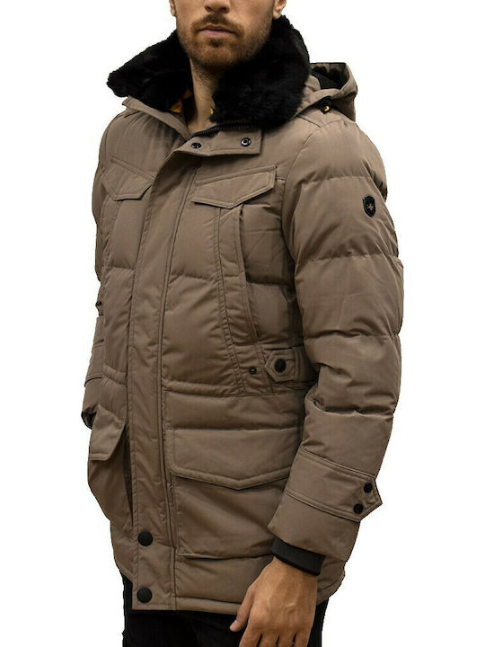 Seamaster Winter Jacke Puffer Beige