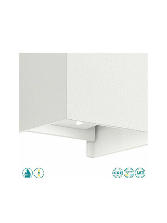 Gea Luce Henk Wall-Mounted Outdoor Spot Light LED IP54 with Warm White Light