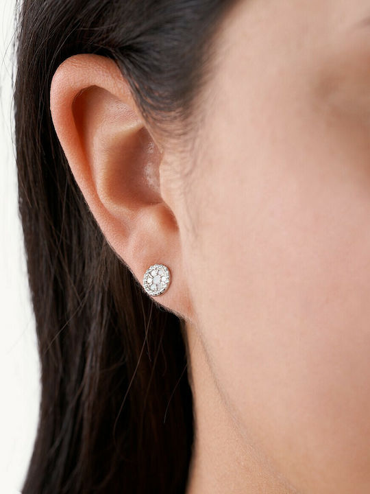 Fossil Glitz Обици На Винт От Сребро Fossil Glitz Обици На Винт От Сребро