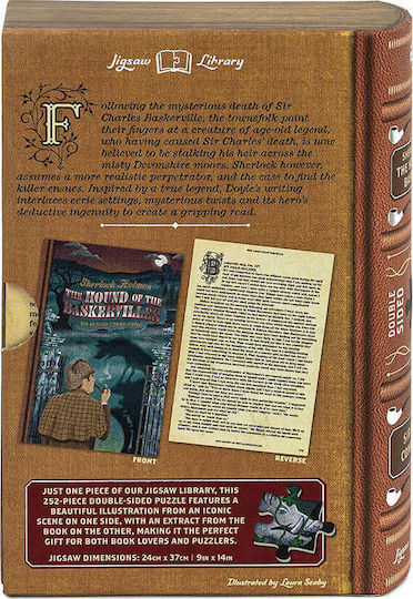 Παιδικό Puzzle Sherlock Holmes and the Hound of the Baskervilles για 8+ Ετών 252pcs Professor Puzzle