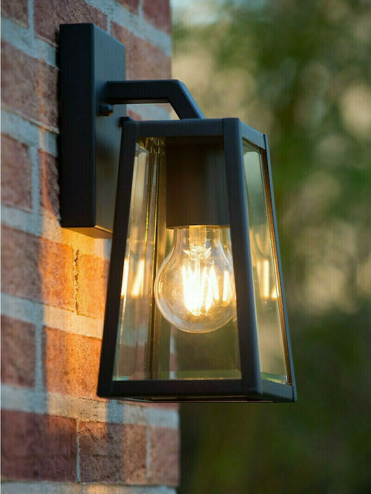 Lucide Lightning Επιτοίχια Εξωτερική Πλαφονιέρα E27 IP23