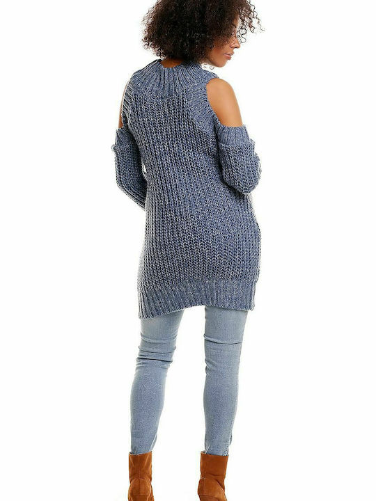 PeeKaBoo 30040C Pullover Schwangerschafts-Tops Blau 84340