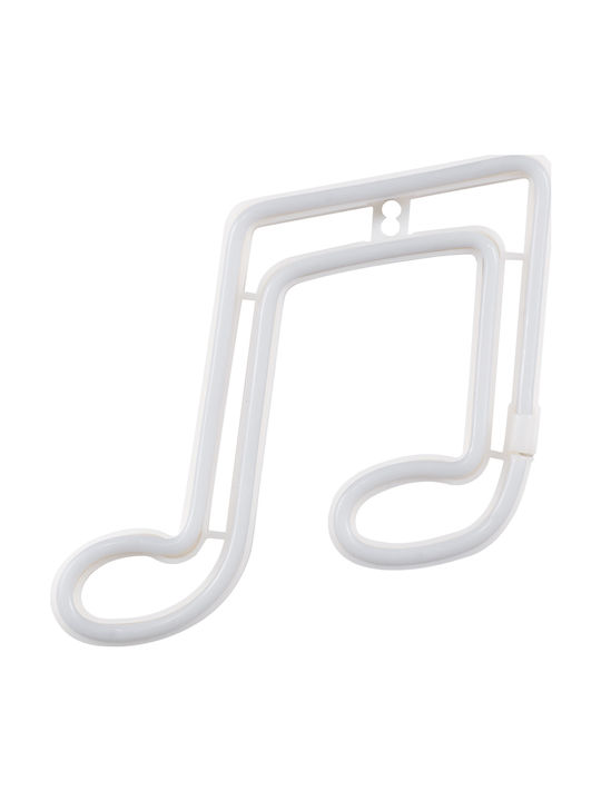 GloboStar Music Note Dekorative Lampe Abbildung Rot