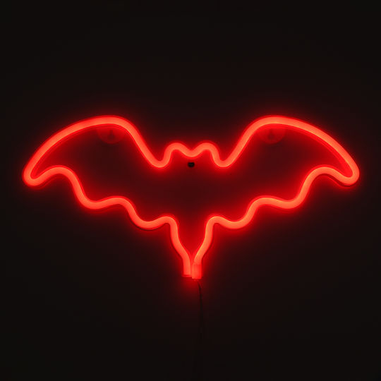 GloboStar Neon Διακοσμητικό Φωτιστικό Batman LED Φιγούρα 35.5x16εκ.