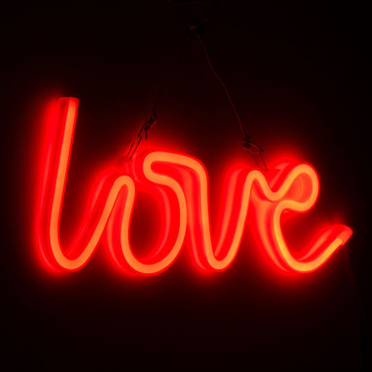 GloboStar Neon Decorative Lighting LED Love 34x12.3cm