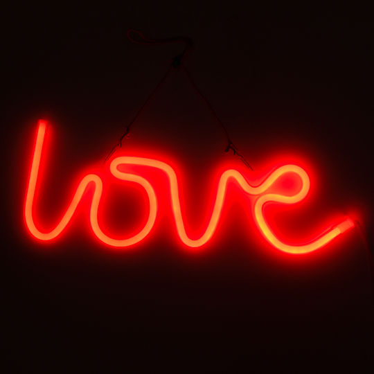 GloboStar Neon Decorative Lighting LED Love 34x12.3cm