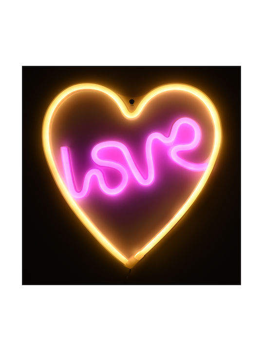 GloboStar Dekorative Lampe Liebe Rosa
