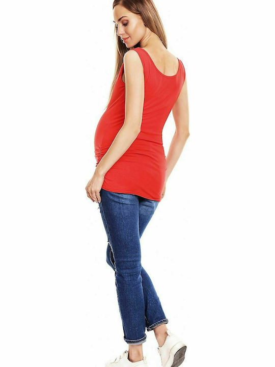 PeeKaBoo 0141 Maternity Top Red