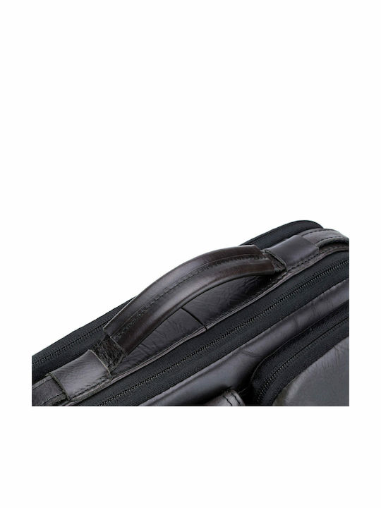 DJB 036 Leather Men's Briefcase Black