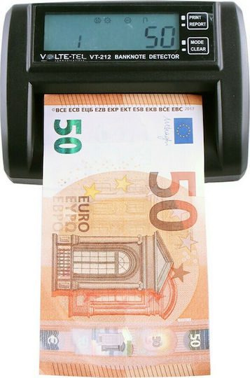 Volte-Tel Counterfeit Banknote Detectors EUR GBP VT-212 Battery and Power