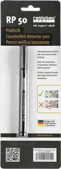 Ratiotec Counterfeit Banknote Detection Pen RP50