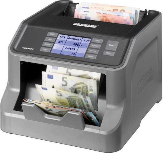 Ratiotec Rapidcount S275 Брояч на пари със смесена възможност за броене и Скорост 1000 Банкноти на минута