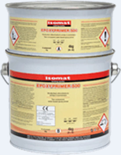 Isomat Epoxyprimer 500 Εποξειδικό Υδατοδιαλυτό Αστάρι 2 Συστατικών Υποκίτρινο Suitable for Construction Materials 10kg