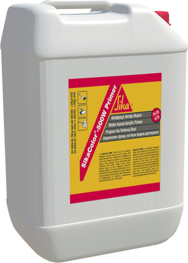 Sika SikaColor 500 W Primer Grundierung Wasserlösliche Acryl-Grundierung Geeignet für Gemäuer 5Es