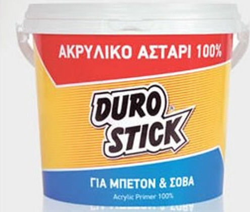 Durostick Ακρυλικό 100% Αστάρι Κατάλληλο για Τοιχοποιία 0.75lt
