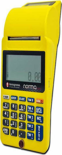 Norma Norma Eco Wifi Tragbare Registrierkasse mit Batterie in Gelb Farbe