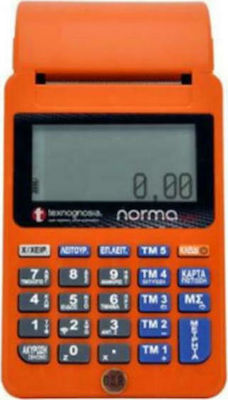 Norma Eco Wifi Portable Cash Register with Battery in Orange Color