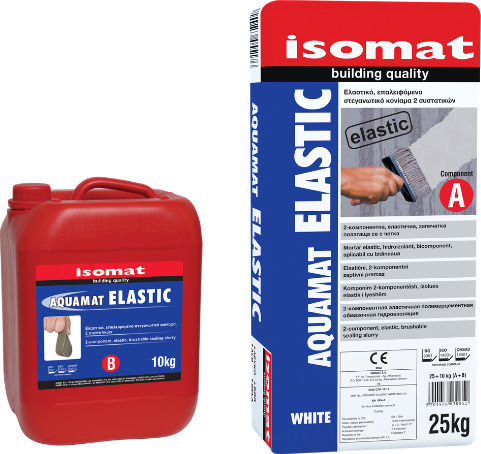 Isomat Aquamat Elastic Material etanș 35kg Alb