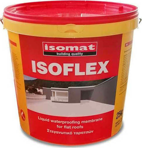 Isomat Isoflex Еластомерен Акрил Нанасяемо Уплътнително 1кг Бял