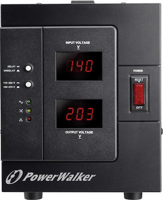 Powerwalker AVR 3000 SIV Voltage Regulator 3000VA with 2 Sockets Current