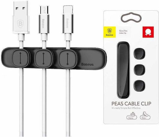 Baseus ACWDJ-01 Cable Clips 1pc Black