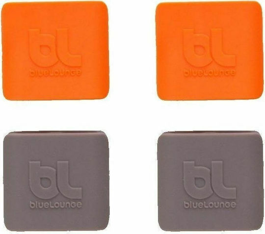 Bluelounge CableClip Clips Οργάνωσης Καλωδίων 4τμχ Πολύχρωμο