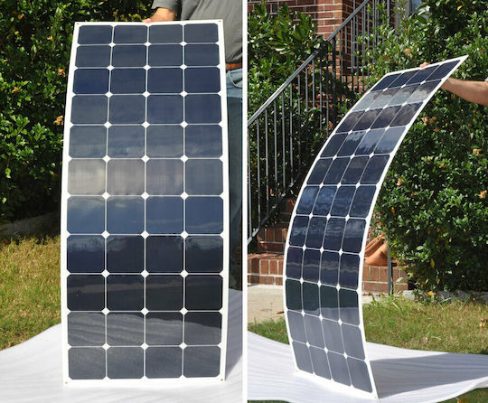 Ideasolar PV-60 Flexibel Monokristallin Solarmodul 60W 12V 800x540x20mm