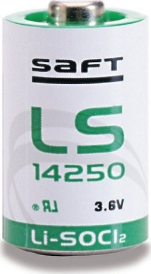 Saft LS 14250 Литиева Батерия 1/2 AA 3.6V Индустриална Li-SOCl2 (Не за Зареждане) 1бр