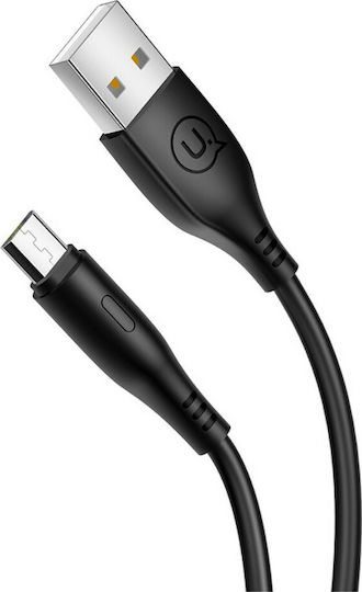 Usams Редовен USB 2.0 до микро USB кабел Черно 1м (US-SJ268) 1бр