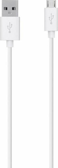 Osio USB 2.0 to micro USB Cable White 1.2m (OTU-395)
