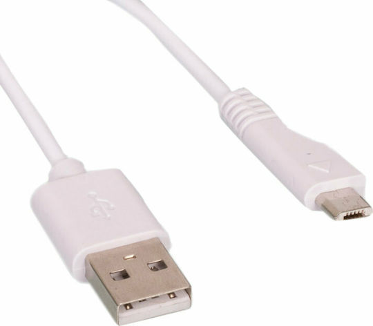 Osio USB 2.0 to micro USB Cable White 1.2m (OTU-395)