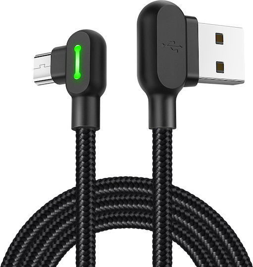 Mcdodo 1.2m Angle (90°) / Braided USB 2.0 to micro USB Cable (CA-5771)