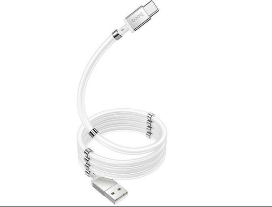 Hoco U91 Magnetisch USB 2.0 auf Micro-USB-Kabel Weiß 1m (HC-U91M) 1Stück
