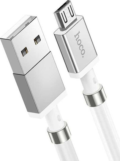 Hoco U91 Magnetisch USB 2.0 auf Micro-USB-Kabel Weiß 1m (HC-U91M) 1Stück