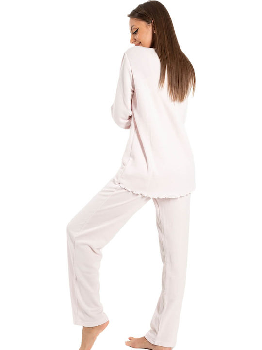 Rachel Set Winter Women's Pajamas Pink