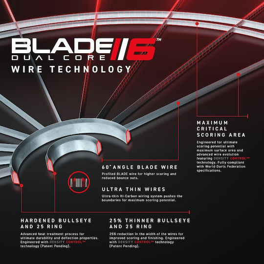Winmau Blade 6 Dual Core Στόχος
