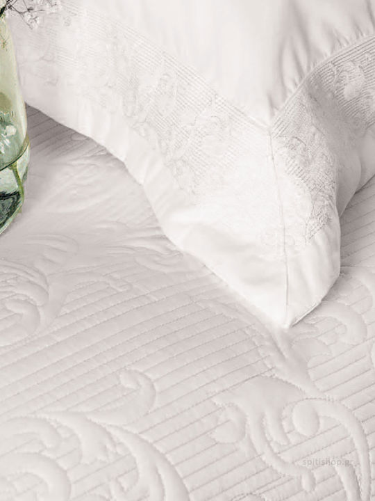 Rythmos Krispa Set Brautschutzdecke Übergröße mit 2 Kissenbezügen 235x250cm