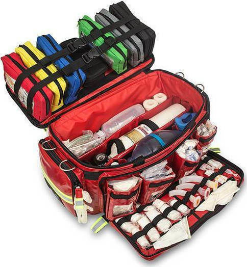 Elite Bags Ιατρικό Σακίδιο Α' Βοηθειών σε Κόκκινο Χρώμα