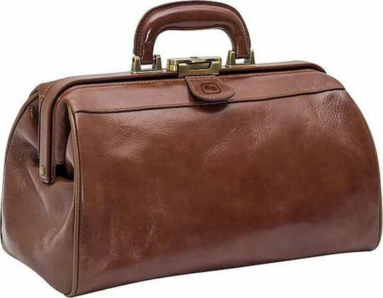 Elite Bags Δερμάτινη Ιατρική Τσάντα Classy's σε Καφέ Χρώμα