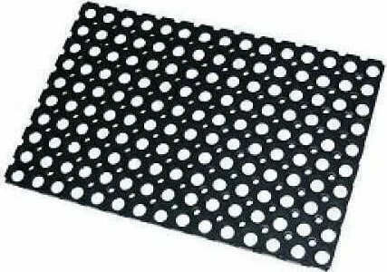 Sidirela Entrance Mat Anti-slip made of Rubber Ring Black 40x60cm