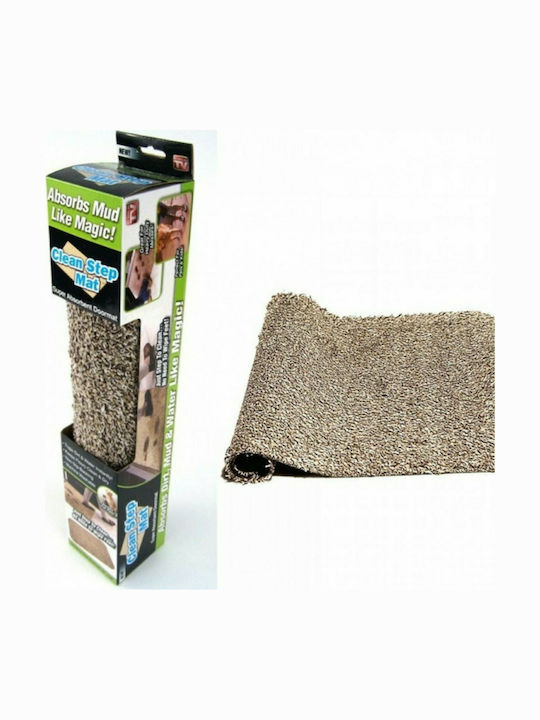 Entrance Mat Carpet with Anti-slip Backing Clean Step Mat Beige 46x71cm