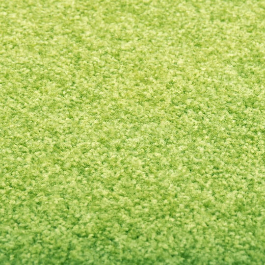vidaXL Fußmatte Teppich mit rutschfester Unterlage Green 60x180cm
