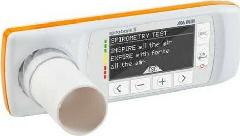 MIR Spirometer Spirobank II Advanced Plus mit Oximetriesensor und Mehrzweckturbine