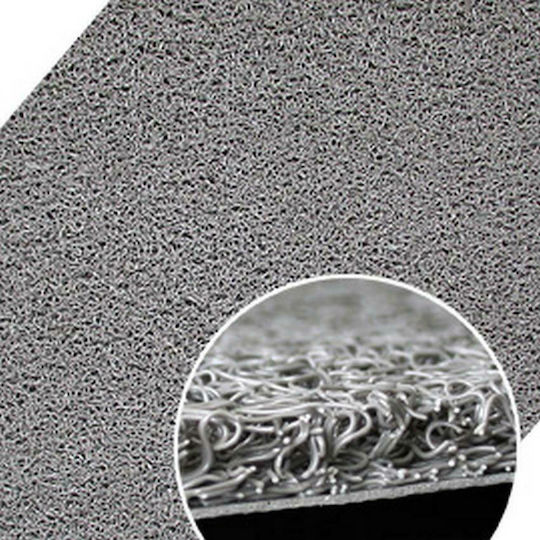 Eurofil Covor de Intrare Antiderapant Luxor Gri 60x90buc Grosime 12mm