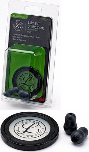 3M Stethoscope Accessories Littmann Master Cardiology Littmann Master Cardiology Black Spare Parts Kit