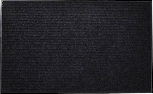 vidaXL Fußmatte Sisal mit rutschfester Unterlage Schwarz 90x120cm