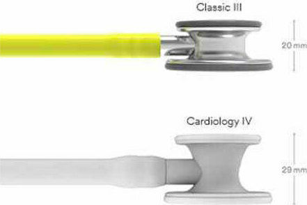 3M Littmann Classic III Παιδιατρικό Στηθοσκόπιο Non Chill με Διπλό Κώδωνα Κίτρινο