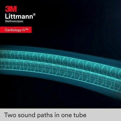 3M Littmann Cardiology IV Καρδιολογικό Στηθοσκόπιο Non Chill με Διπλό Κώδωνα Μαύρο