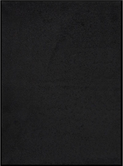 vidaXL Entrance Mat Carpet with Anti-slip Backing Black 60x80cm