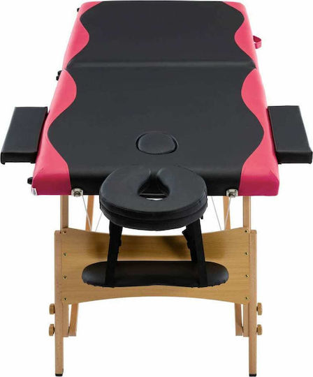 vidaXL Physiotherapy Bed Portable Foldable Wooden 191x70cm 2 Positions